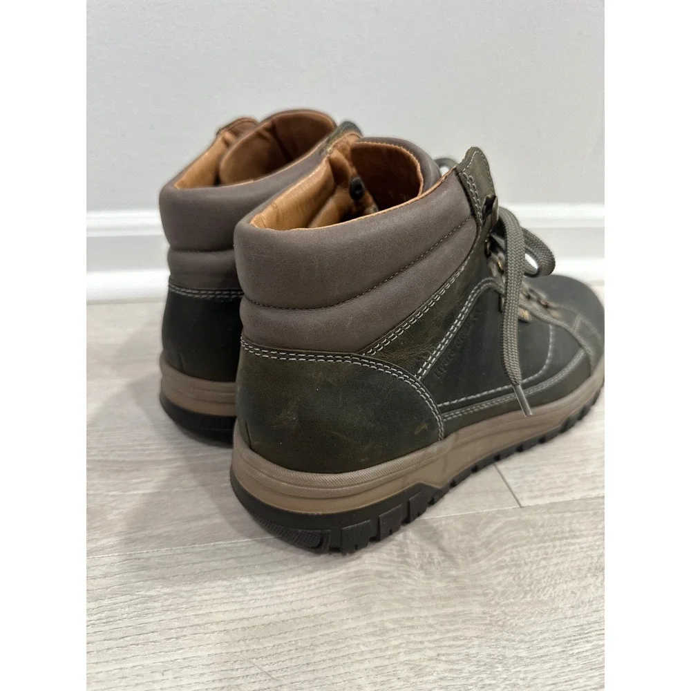 Mephisto Pitt Mid Lace Up Boots Mens 8 Grizzly Leather Hiking Workwear Gorpcore